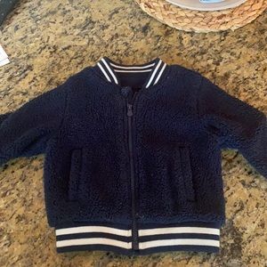 Gap kids navy fleece jacket